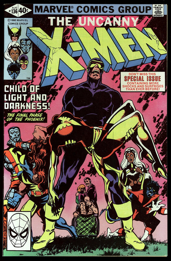 Uncanny X-Men #136 Marvel 1980 (NM-) Last Dark Phoenix! John Byrne!