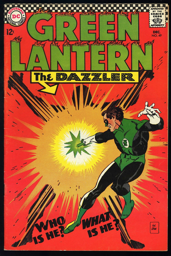Green Lantern 49 DC 1966 (FN/VF) 1st DC Appearance of Dazzler!