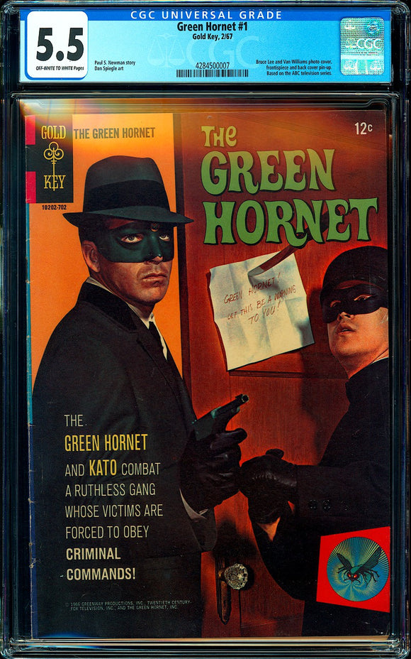 Green Hornet #1 CGC 5.5 (1967) 1st Appearance of Bruce Lee in Comics!