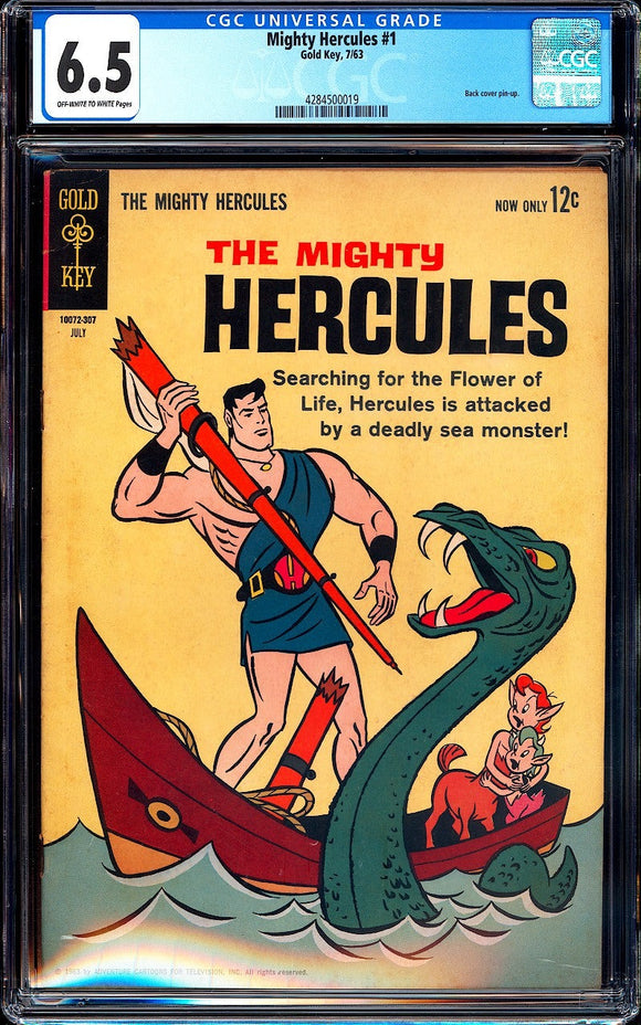 Mighty Hercules #1 CGC 6.5 (1963) Gold Key 1st Issue!