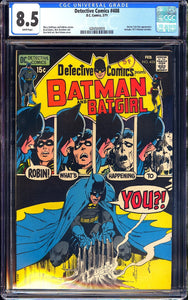 Detective Comics #408 CGC 8.5 (1971) Dr. Tzin Tzin Appearance!