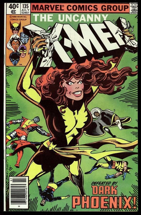 Uncanny X-Men #135 Marvel 1980 (NM) 1st Dark Phoenix Cover! NEWSSTAND!