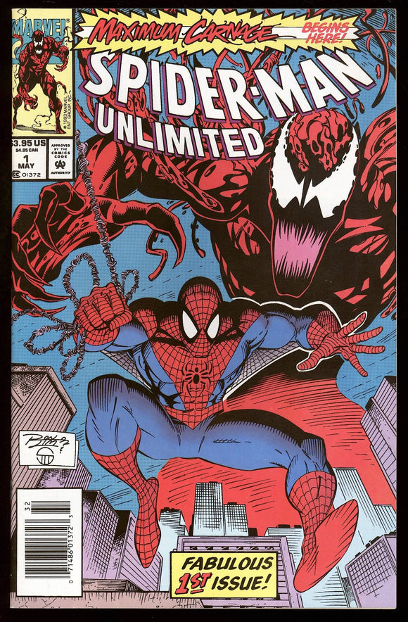Spider-Man Unlimited #1 Marvel 1993 (VF+) 1st App Shriek! NEWSSTAND!