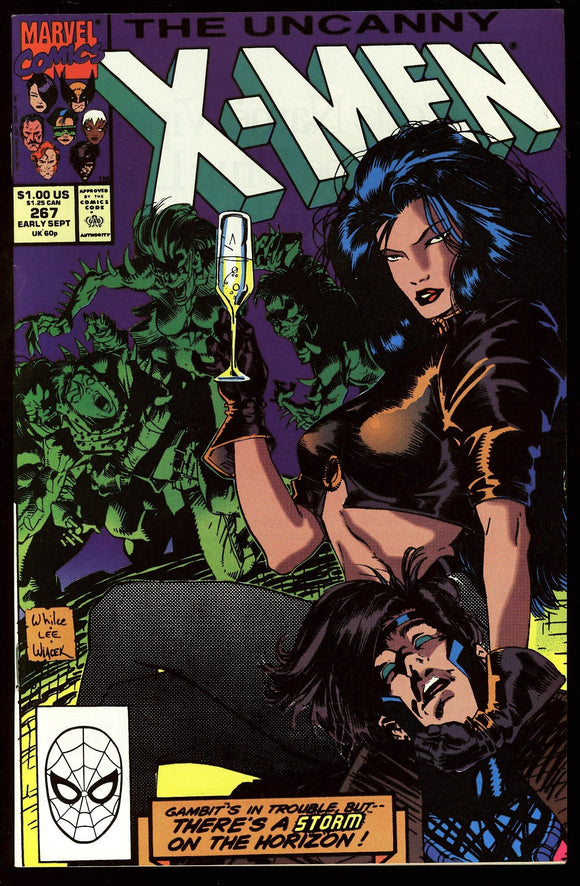 Uncanny X-Men #267 Marvel 1990 (NM) 3rd Appearance of Gambit!
