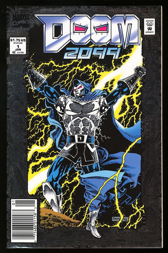 Doom 2099 #1 Marvel 1993 (NM-) 1st Solo Doom 2099! NEWSSTAND!
