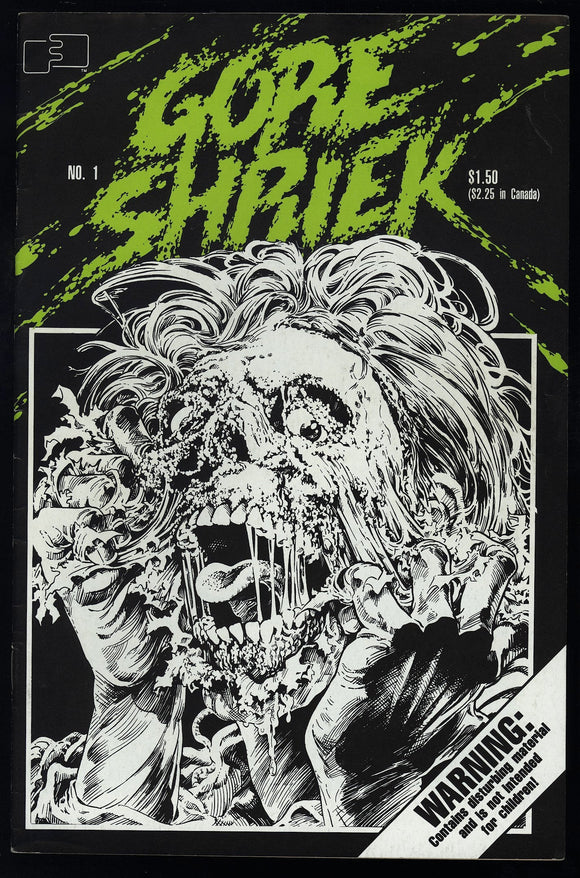 Gore Shriek #1 Fantaco 1986 (FN/VF) 1st Greg Capullo Published Art!