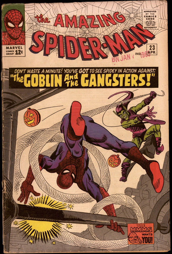 Amazing Spider-Man #23 GD+ 3rd Green Goblin!