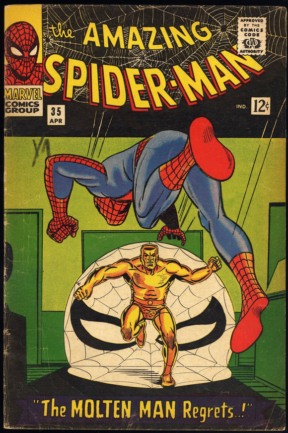 Amazing Spider-Man #35 VG+ 2nd App. of Molten Man!