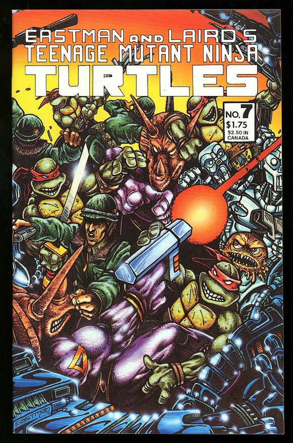 Teenage Mutant Ninja Turtles #7 Mirage 1986 (NM-) 1st TMNT in Colour!