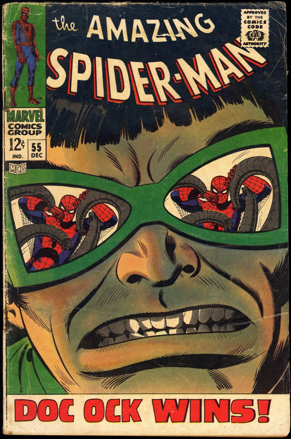 Amazing Spider-Man #55 GD/VG Dock Ock cover!