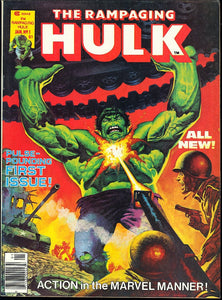 The Rampaging Hulk #1 Marvel Magazine 1977 Origin of the Hulk Retold!