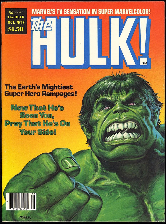 The Hulk #17 Marvel Magazine 1980 1st App of Randall Spector!