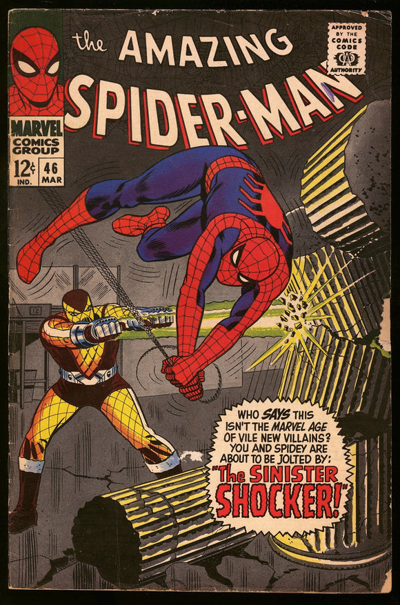 Amazing Spider-Man #46 Marvel 1967 (VG) 1st App of the Shocker!