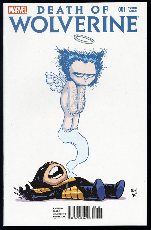 Death of Wolverine #1 Marvel 2014 (NM+) Skottie Young Variant!