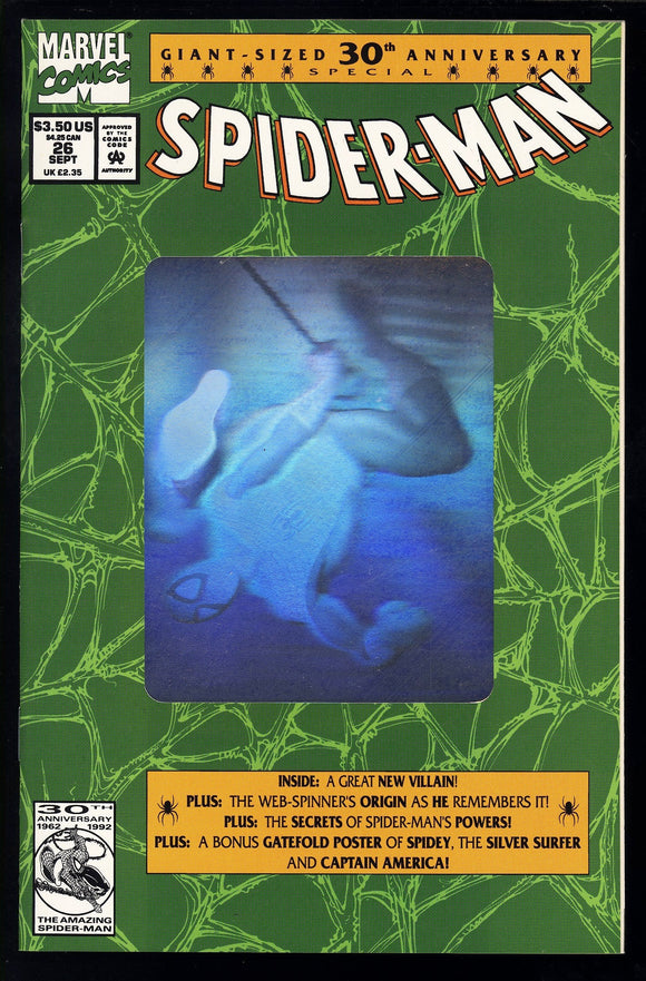 Spider-Man #26 Marvel 1992 (NM) 30th Anniversary! 1st Printing