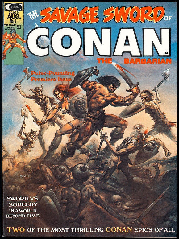 Savage Sword of Conan the Barbarian #1 1974 (NM) Marvel Magazine