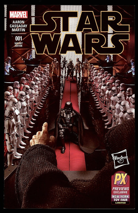 Star Wars #1 Marvel 2015 (NM) NY Toy Fair Hasbro Variant!