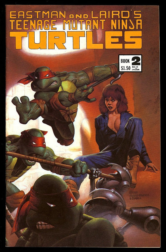 Teenage Mutant Ninja Turtles Book #2 Mirage 1986 (VF) 3rd Printing