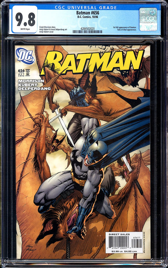 Batman #656 CGC 9.8 (2006) 1st Full Appearance of Damian Wayne!