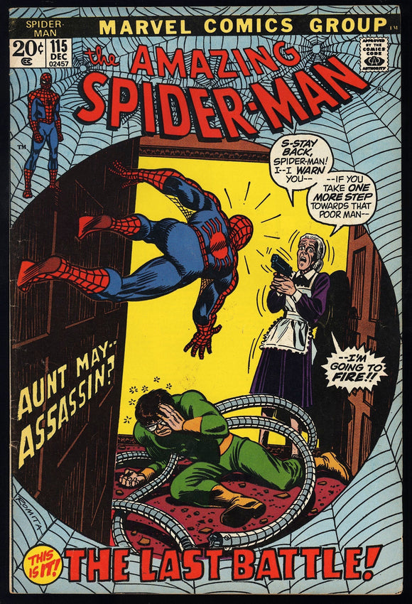 Amazing Spider-Man #115 Marvel 1972 (FN/VF) Doc Ock Appearance!
