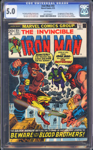 Iron Man #55 CGC 5.0 (1973) 1st Appearance of Thanos & Drax!