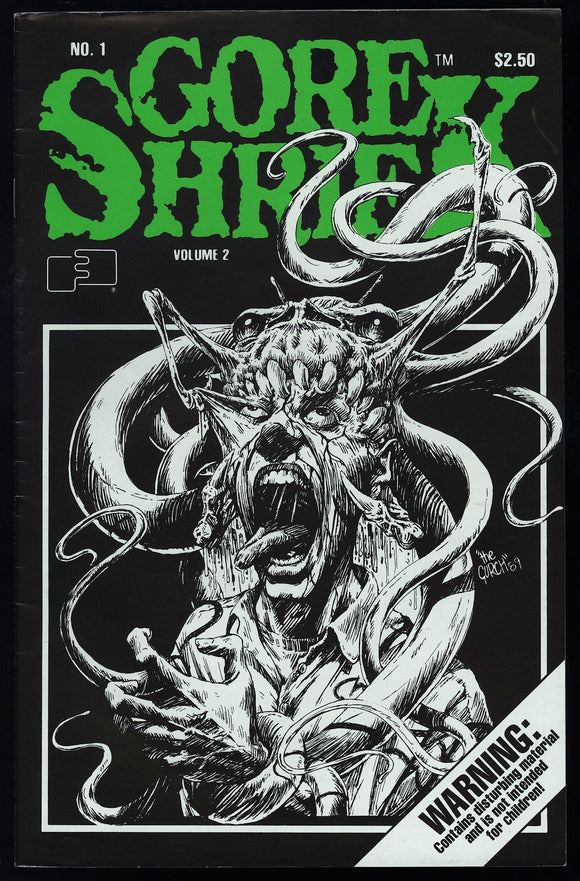 Gore Shriek Vol. 2 #1  FantaCo 1990 (FN/VF) HTF Indie Horror!