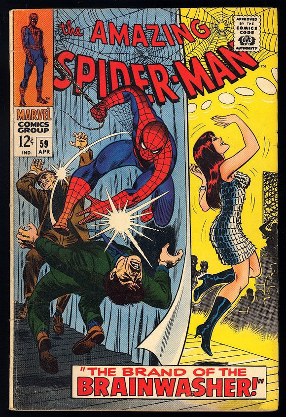 Amazing Spider-Man #59 Marvel 1967 (VG-) 1st Mary Jane Cover!