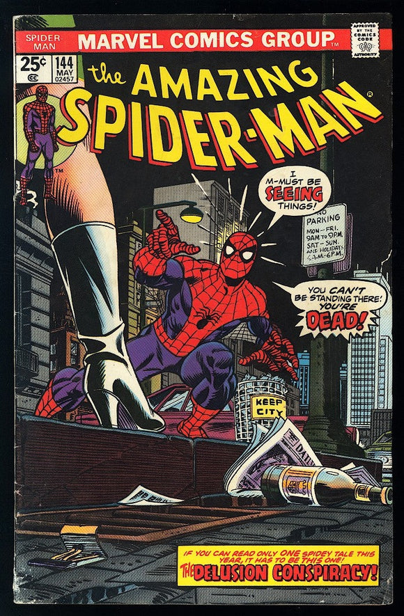 Amazing Spider-Man #144 Marvel 1975 (VG/FN) 1st Full Gwen Stacy Clone!