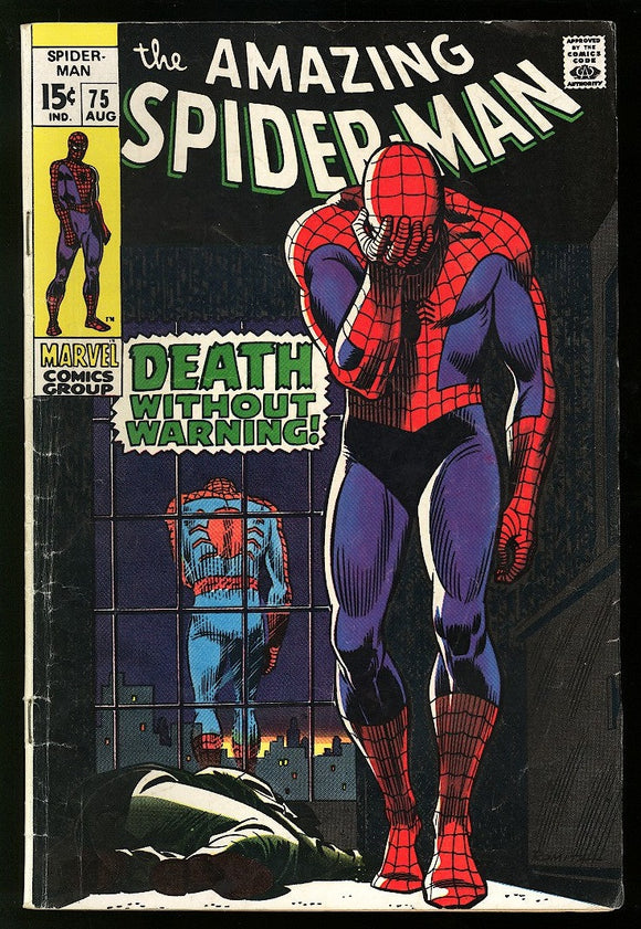Amazing Spider-Man #75 Marvel 1969 (VG+) Death of Silvermane!