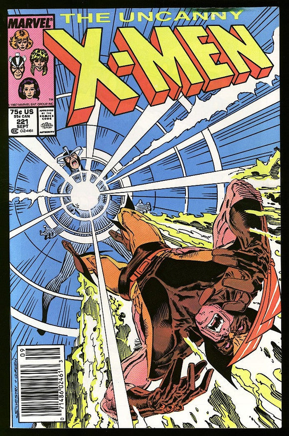 Uncanny X-Men #221 Marvel 1987 (NM-) 1st Mr Sinister! NEWSSTAND!
