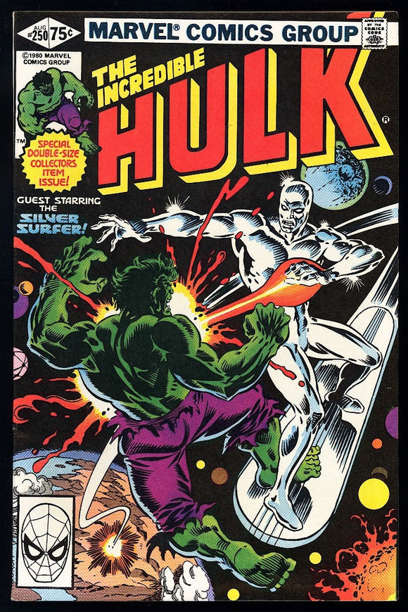 Incredible Hulk #250 Marvel 1980 (NM-) Classic Battle Cover