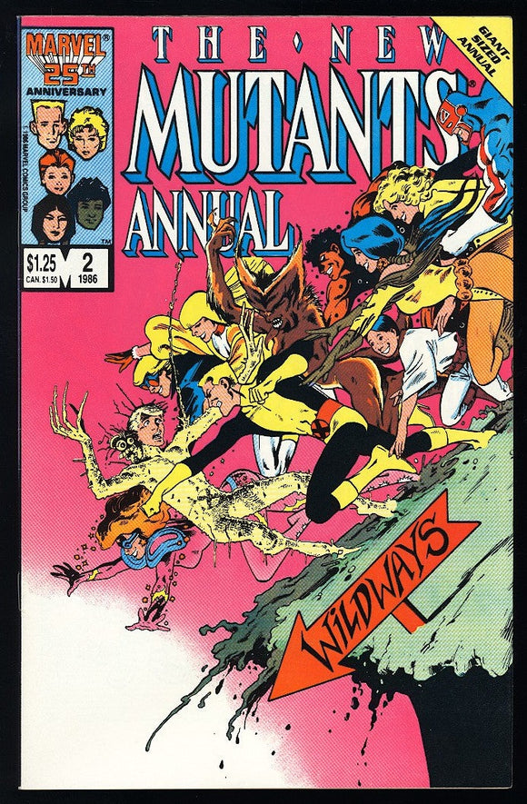 New Mutants Annual #2 Marvel 1986 (VF/NM) 1st App of Psylocke!