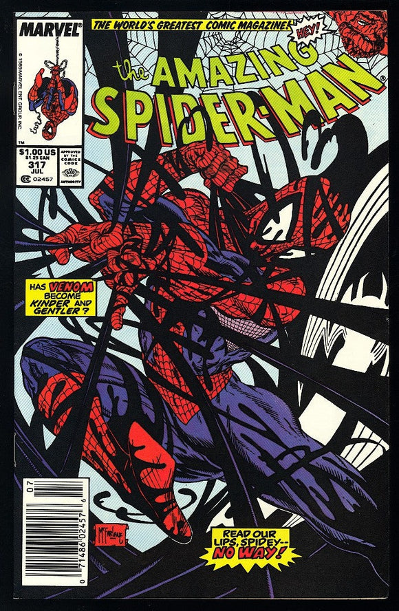 Amazing Spider-Man #317 Marvel 1989 (VF/NM) NEWSSTAND!