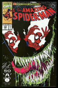 Amazing Spider-Man #346 Marvel 1991 (VF+) Classic Larsen Venom Cover!