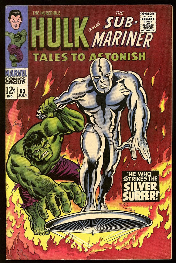 Tales To Astonish #93 Marvel 1967 (FN/VF) 1st Silver Surfer Outside FF!