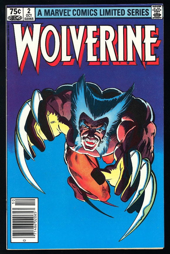 Wolverine #2 Marvel Comics 1982 (VF) 1st Full App of Yukio! CPV!