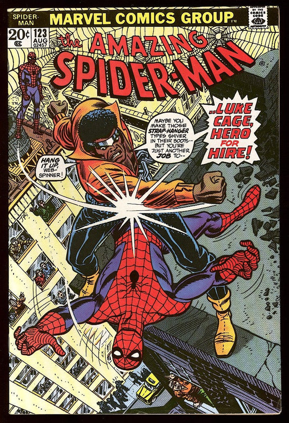 Amazing Spider-Man #123 Marvel 1973 (FN/VF) Early Luke Cage App!
