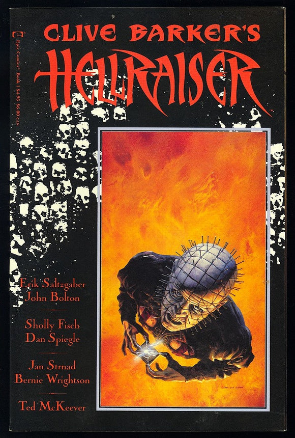 Clive Barker's Hellraiser #1 Epic Comics 1989 (VF/NM) Wrightson Cover!