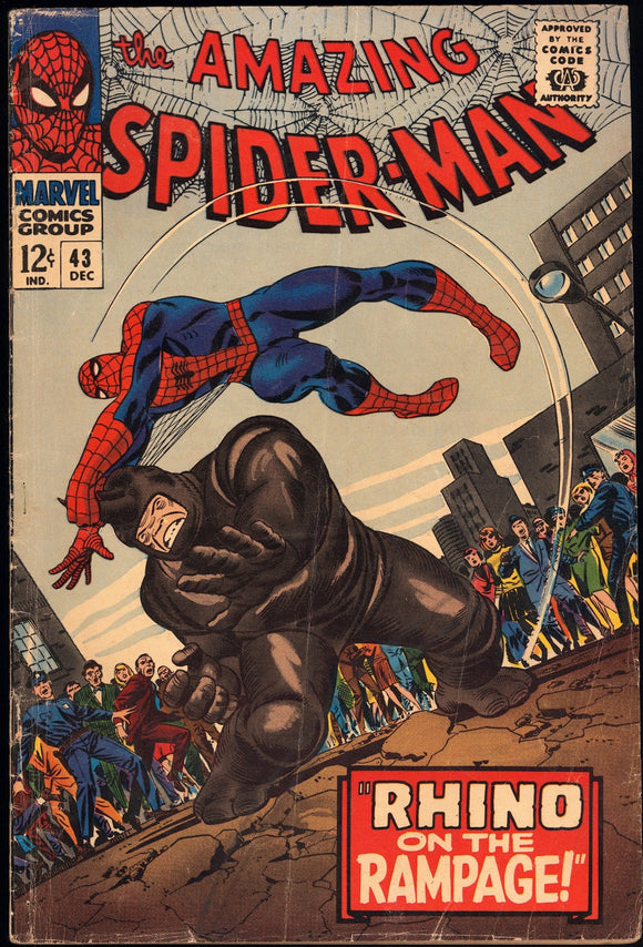 Amazing Spider-Man #43 GD/VG 1st Full app. of Mary Jane!