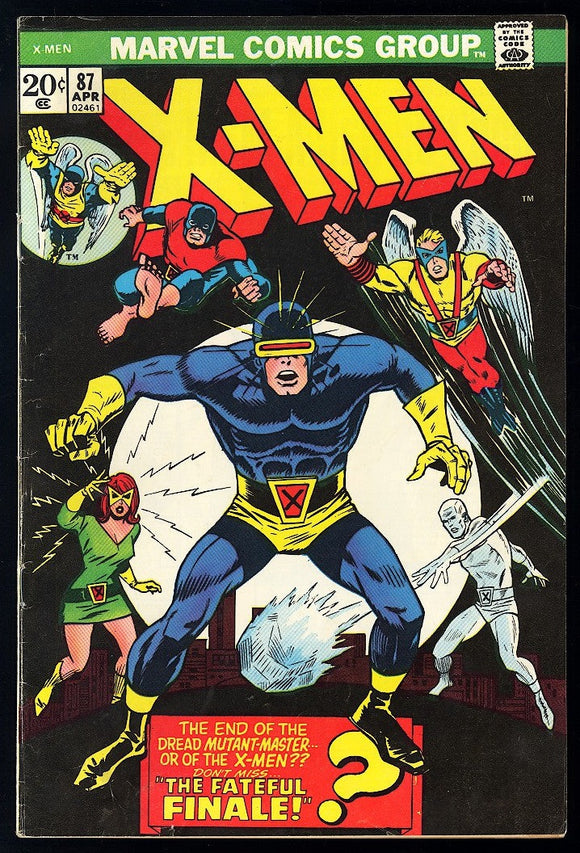 X-Men #87 Marvel Comics 1974 (FN) Blob Appearance!