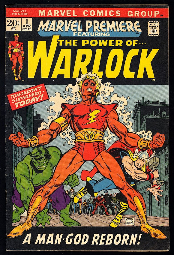 Marvel Premiere #1 Marvel 1972 (FN) 1st App of HIM as Adam Warlock!