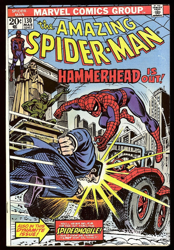 Amazing Spider-Man #130 Marvel 1974 (FN/VF) 1st Spider-Mobile!
