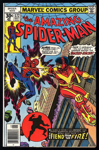 Amazing Spider-Man #172 Marvel 1977 (VF+) 1st App of Rocket Racer!