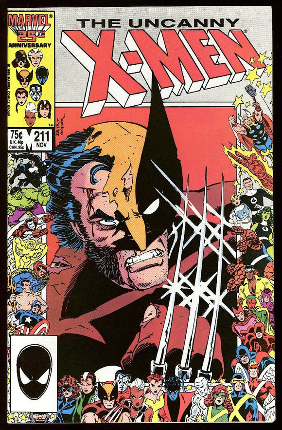 Uncanny X-Men #211 Marvel 1986 (NM) 1st App of the Marauders!