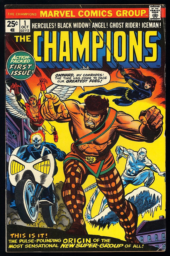 Champions #1 Marvel 1975 (FN+) 1st Team App of the Champions!