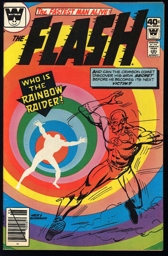 Flash #286 DC 1980 (VF+) RARE Whitman Variant! 1st Rainbow Raider!