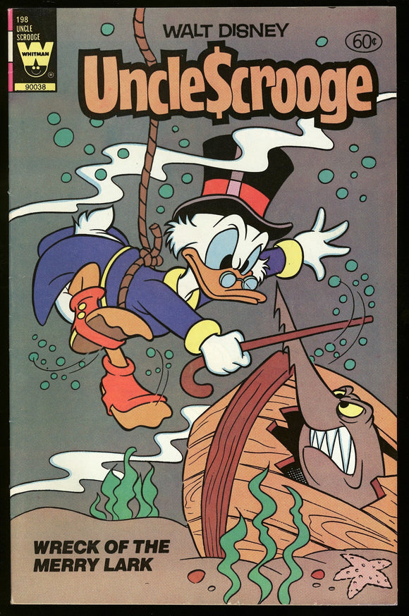 Walt Disney's Uncle Scrooge #198 (VF/NM) RARE Whitman Variant!