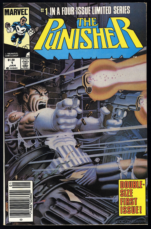 The Punisher #1 Marvel 1986 (VF+) 1st Issue! Canadian Price Variant!