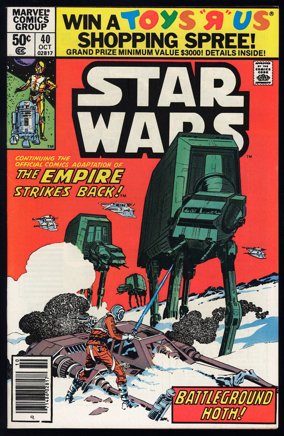 Star Wars #40 Marvel 1980 (NM-) 1st Rogue Squadron! NEWSSTAND!