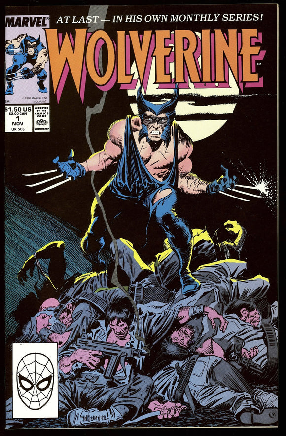 Wolverine #1 Marvel Comics 1988 (NM) 1st Wolverine as Patch!